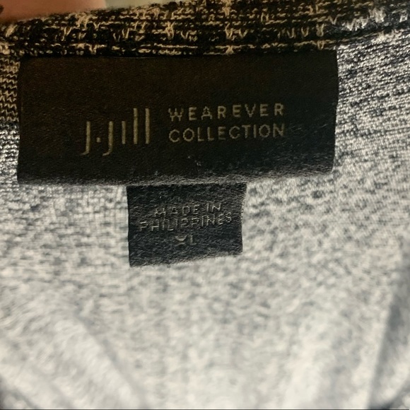 J Jill Wearever Collection Jacquard Knit Dress XL - Picture 7 of 9